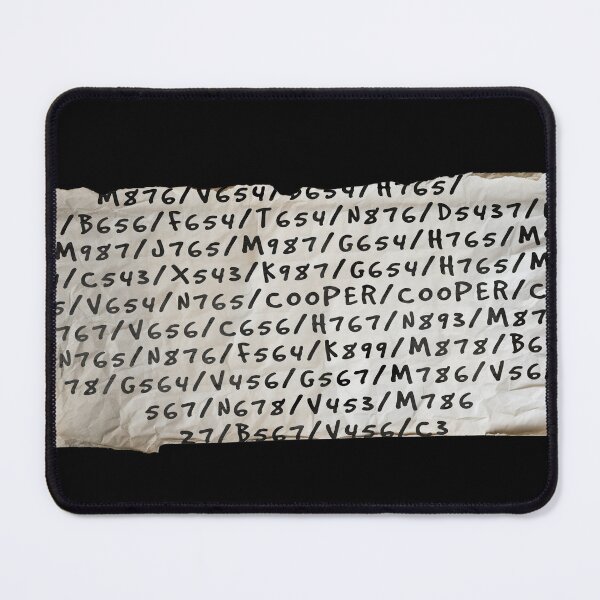 Item preview, Twin Peaks Major Brigg's Note reverse side designed and sold by SideSignal.