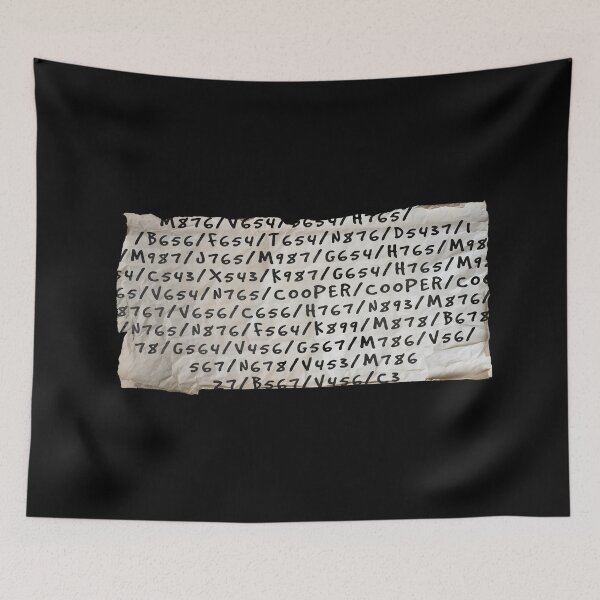 Item preview, Twin Peaks Major Brigg's Note reverse side designed and sold by SideSignal.