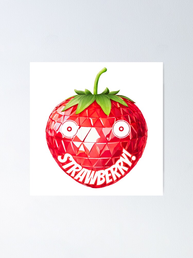 Disco Ball Strawberry Sticker for Sale by papierquarell