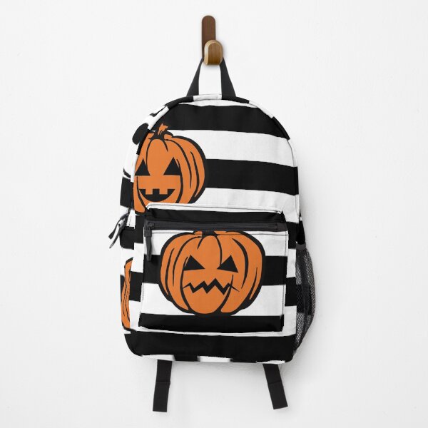 Item preview, Skulls and Pumpkins and Stripes designed and sold by QuidnuncDesigns.