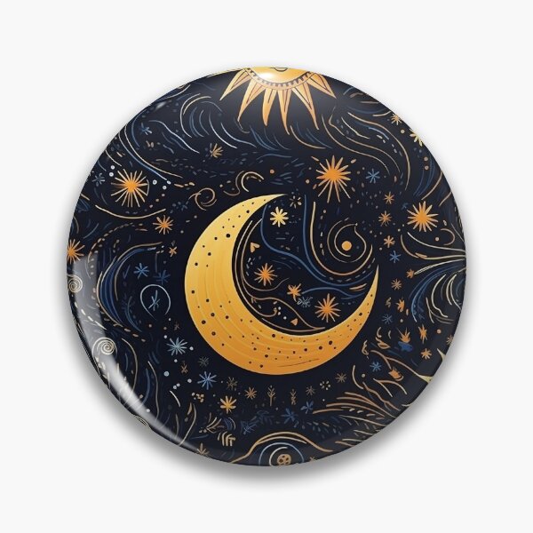 Item preview, Sun and Moon Seamless Pattern designed and sold by exitbird.