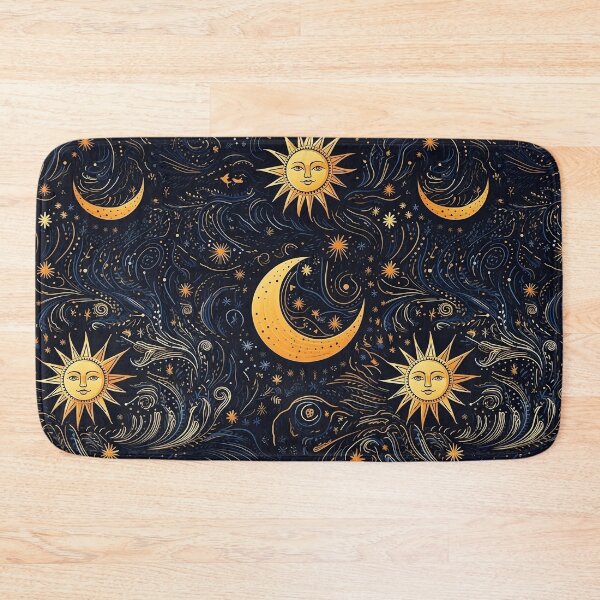 Item preview, Sun and Moon Seamless Pattern designed and sold by exitbird.