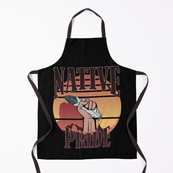 Item preview, Native Pride fist and feather retro designed and sold by CarrieTDesigns.