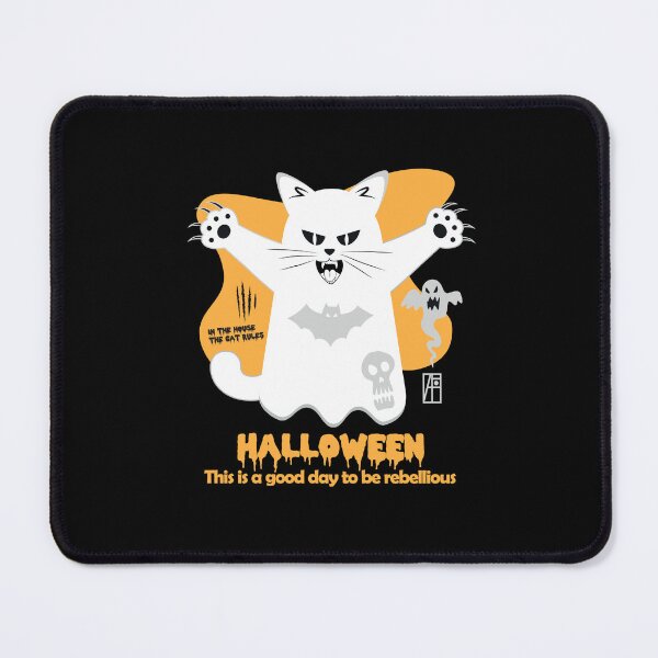 Item preview, CAT rules - This is a good day to be rebellious for Halloween designed and sold by ArtProjectShop.