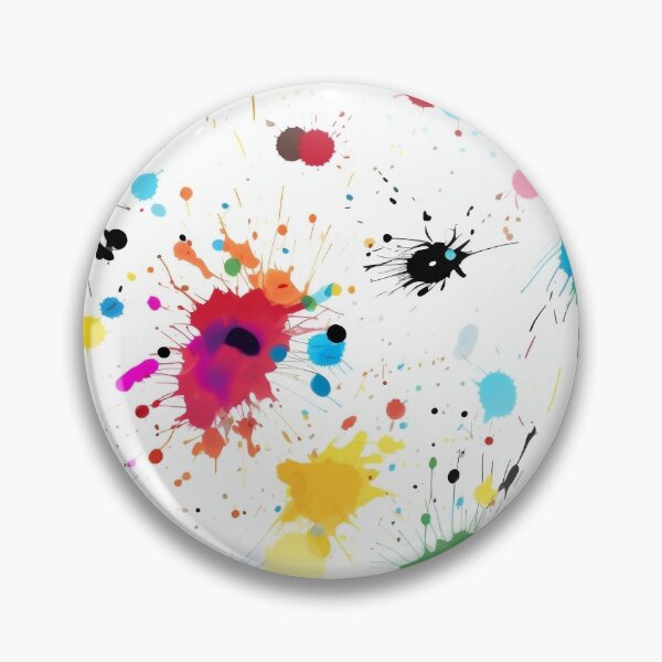 Item preview, Color splatter on a white background Seamless Pattern No.2 designed and sold by exitbird.