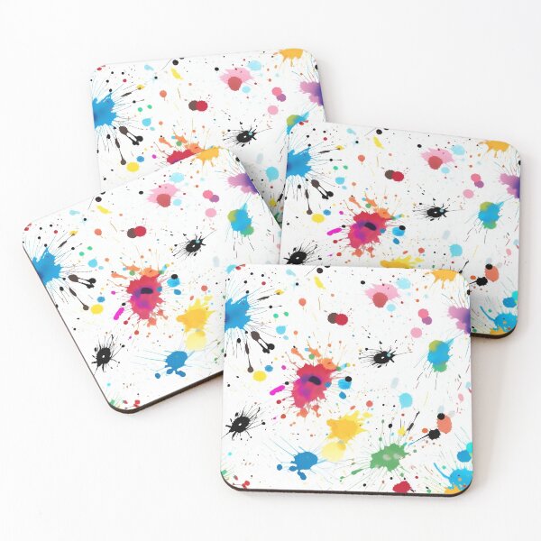 Item preview, Color splatter on a white background Seamless Pattern No.2 designed and sold by exitbird.