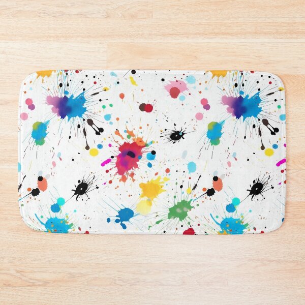 Item preview, Color splatter on a white background Seamless Pattern No.2 designed and sold by exitbird.
