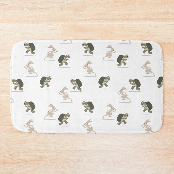Item preview, running club - tortoise and the hare - white designed and sold by littlearrow.