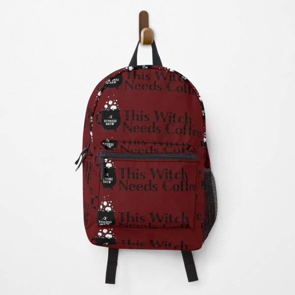 Item preview, This Witch Needs Coffee with Bubbling Cauldron designed and sold by QuidnuncDesigns.