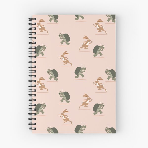 Item preview, running club - tortoise and the hare - peach designed and sold by littlearrow.