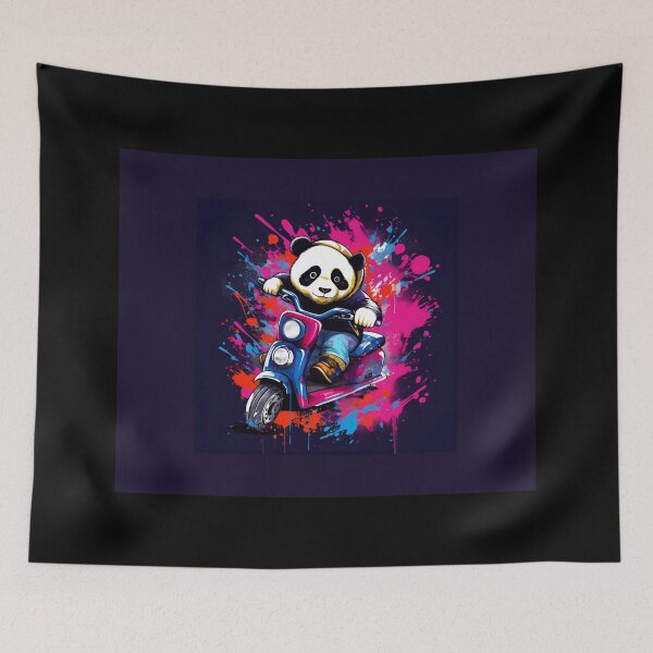Item preview, Skate Panda 2,  designed and sold by ArtWearSplash.