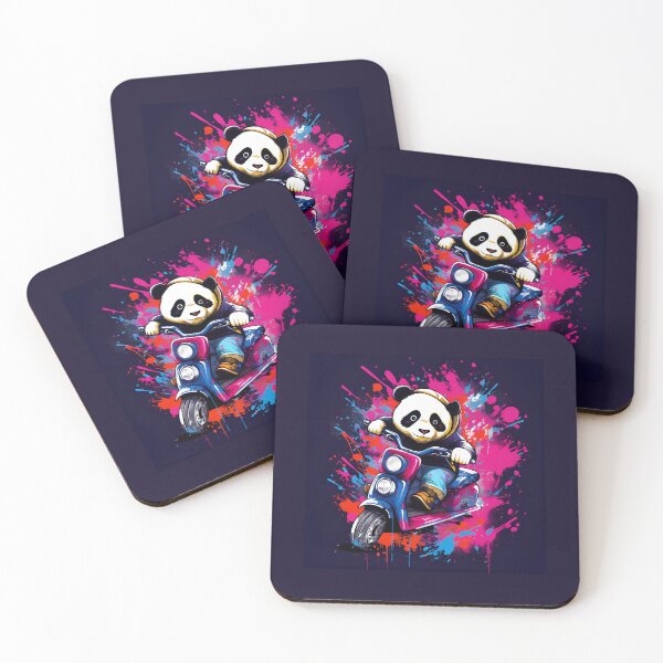 Item preview, Skate Panda 2,  designed and sold by ArtWearSplash.