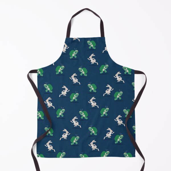 Item preview, running club - tortoise and the hare - navy blue designed and sold by littlearrow.