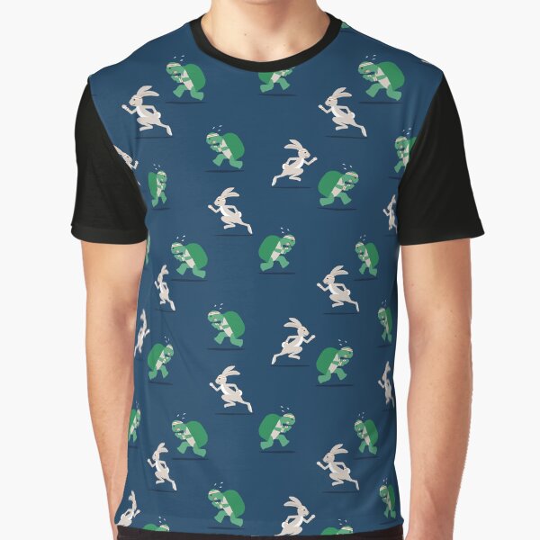 Artikel-Vorschau von Laufverein - Schildkröte und Hase - Marineblau, designt und verkauft von littlearrow.
