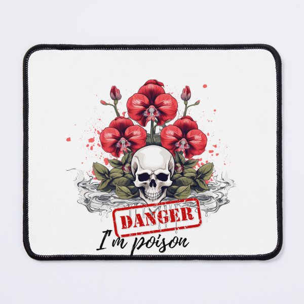 Item preview, Danger Sign - Poisonous Flower designed and sold by efkarose.