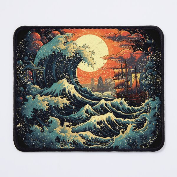 Item preview, Epic Ocean Voyage Seascape designed and sold by minjagoods.
