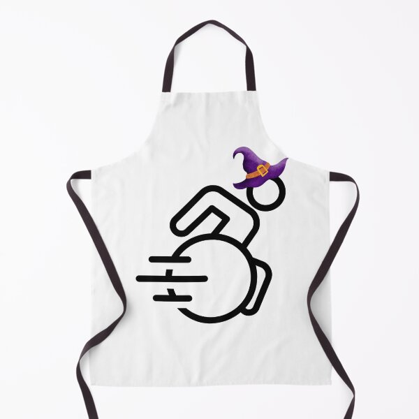 Item preview, Wheelchair With Witches Hat (black) Halloween Design designed and sold by It's Wheelie Cool.