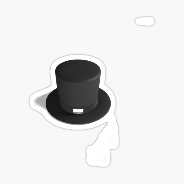 Classic Top Hat Sticker