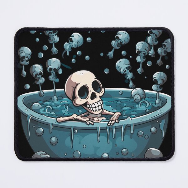 Item preview, Self Care Skeleton Bathtub designed and sold by CardsandCanvas.