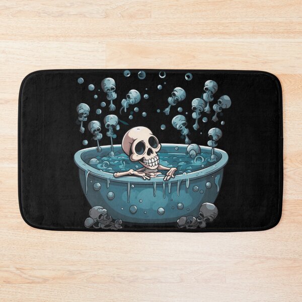 Item preview, Self Care Skeleton Bathtub designed and sold by CardsandCanvas.
