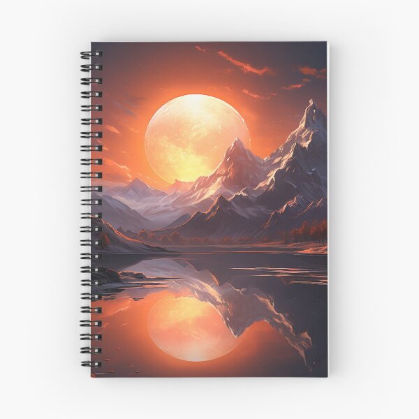 Item preview, Captivating Orange Moon: Nature's Masterpiece designed and sold by InsightsFr.
