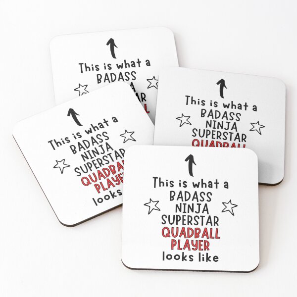 Item preview, This is what a Badass, Ninja, Superstar, quadball player looks like designed and sold by TheGreenGoat.