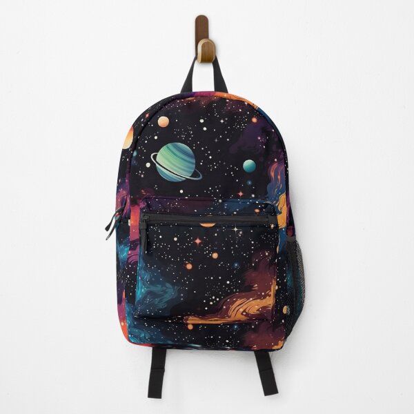 Item preview, Cosmic and Space-Themed, Black, Spectacular Shape Galaxy Seamless Pattern designed and sold by exitbird.