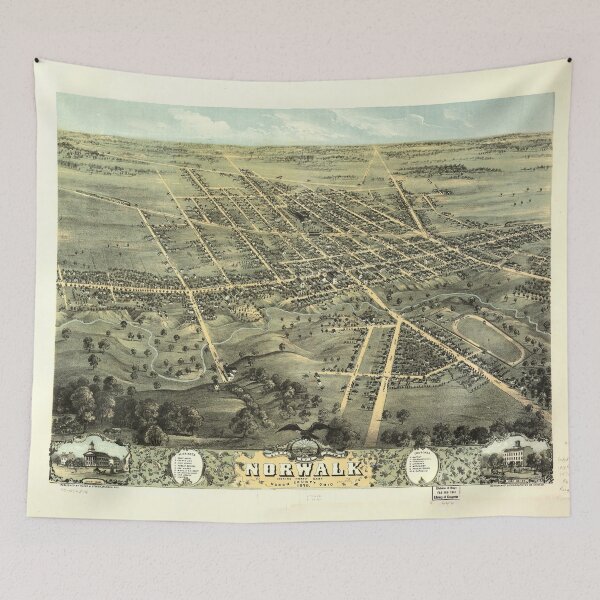 Item preview, Norwalk, Ohio (1870) designed and sold by allhistory.
