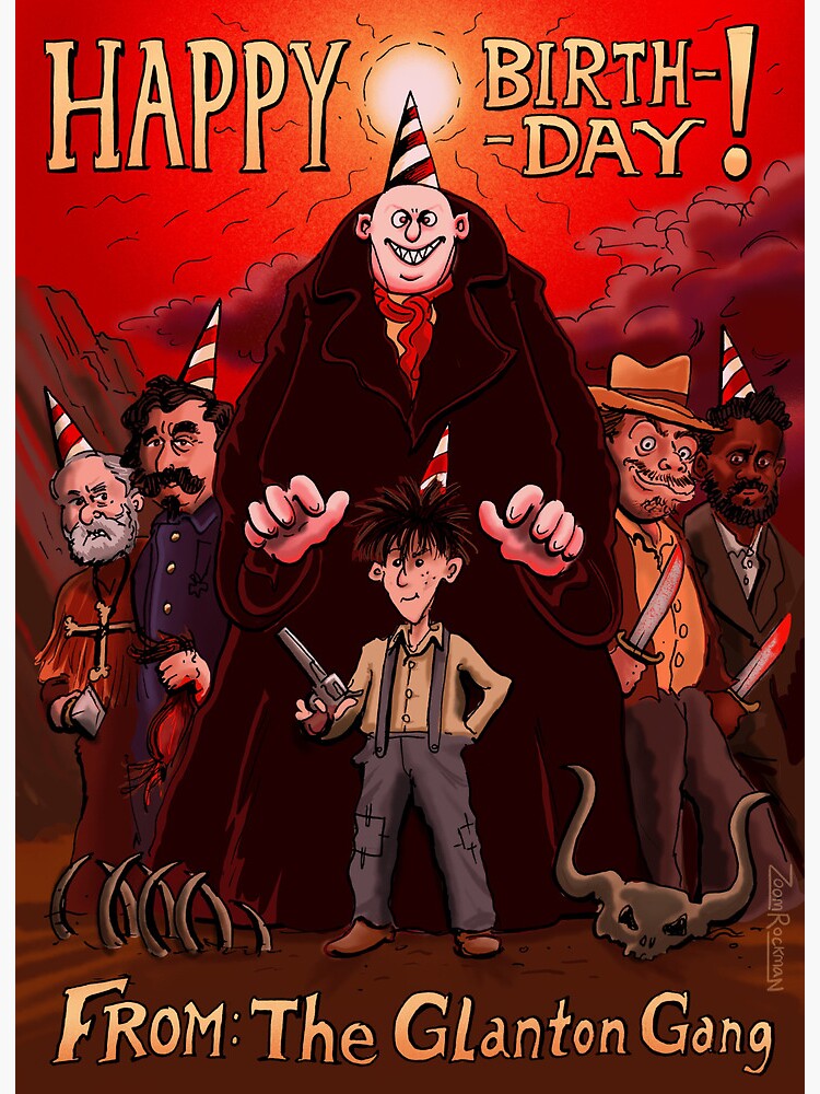 Blood Meridian Birthday Card Graphic | Art Board Print