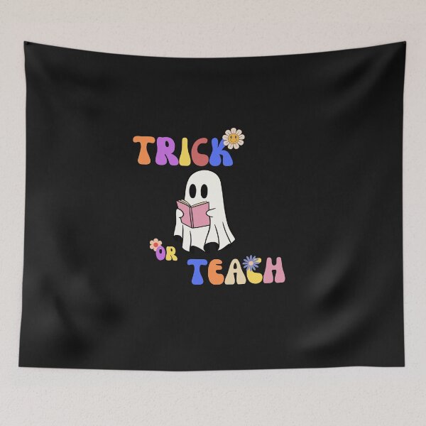 Item preview, Trick or Teach - Halloween Teacher  designed and sold by Nass Store ⭐⭐⭐⭐⭐.
