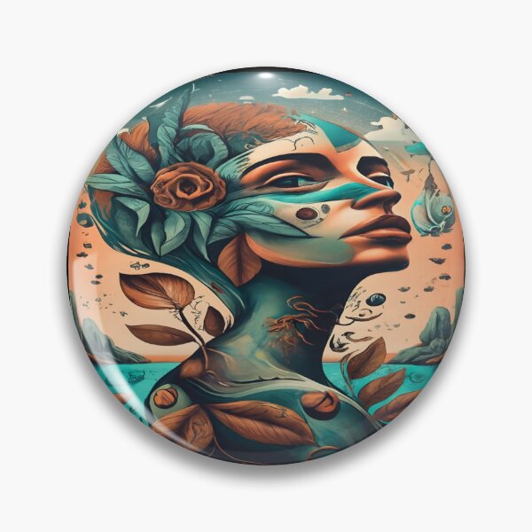 Item preview, Artsy Woman-Nature Fusion designed and sold by Wishing-Wings.