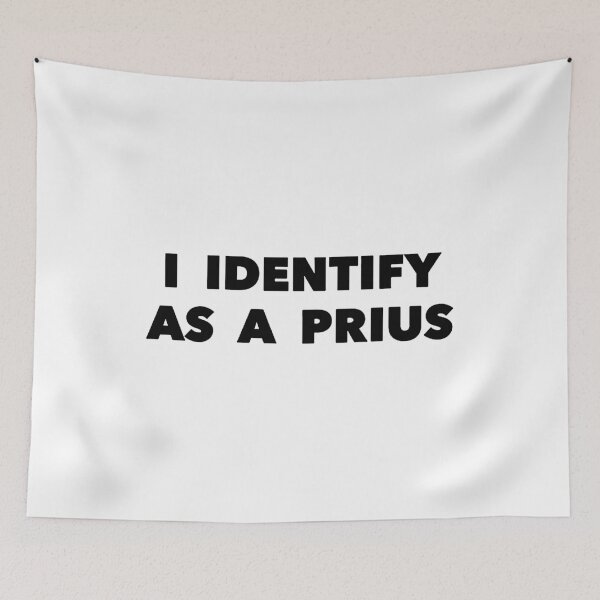 Item preview, Identify As A Prius Meme designed and sold by Jesticker.