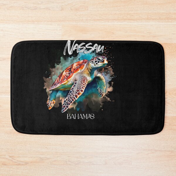 Item preview, Bahamas Seat Turtle Bahamian Flag Beach Great Shark Creek designed and sold by smartrocket.