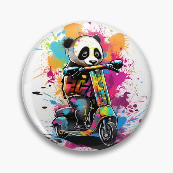 Item preview, Skate Panda 4,  designed and sold by ArtWearSplash.