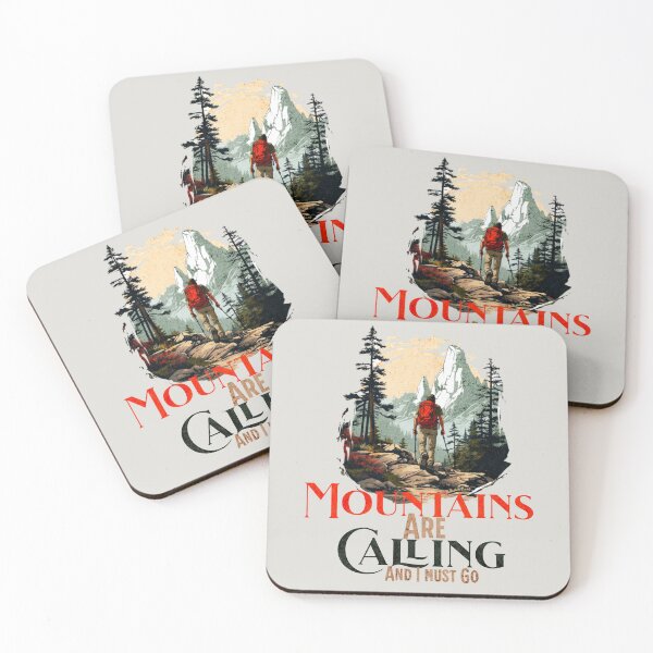Item preview, Mountains are calling – Hiking boot – Hiking gear – Hiking poles – Nordic walking – The mountains are calling and I must go designed and sold by JansenGS.