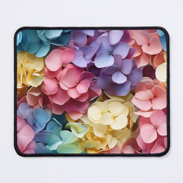 Item preview, Multicolor Hydrangea Seamless Pattern designed and sold by exitbird.