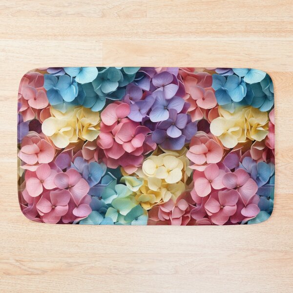 Item preview, Multicolor Hydrangea Seamless Pattern designed and sold by exitbird.
