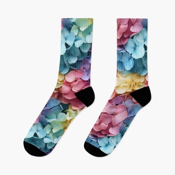 Item preview, Multicolor Hydrangea Seamless Pattern designed and sold by exitbird.