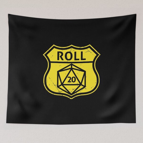 Item preview, Route d20 Sign - Route 66 Parody designed and sold by Studio Mootant.