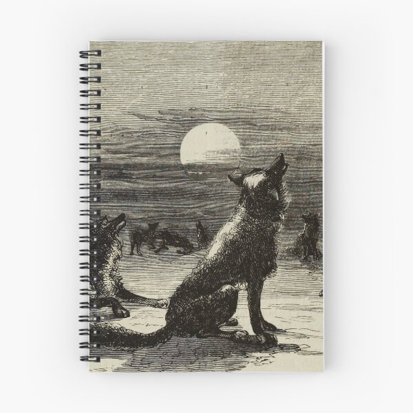 Item preview, wolves howling at the moon designed and sold by Francespoppy.