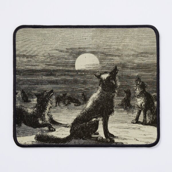 Item preview, wolves howling at the moon designed and sold by Francespoppy.