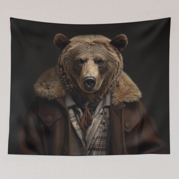 Item preview, Animal portrait with clothes (14) designed and sold by hhh-art.