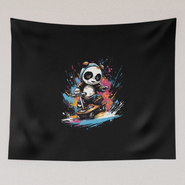 Item preview, Skate Panda 5,  designed and sold by ArtWearSplash.