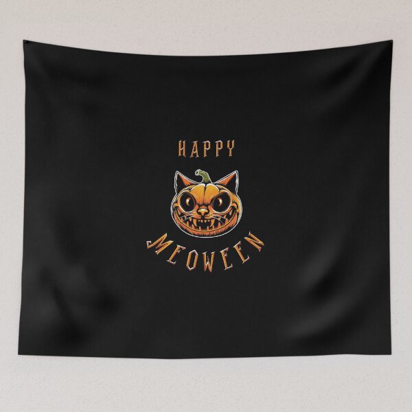 Item preview, Happy Halloween or Happy Meoween? designed and sold by SxedioStudio.