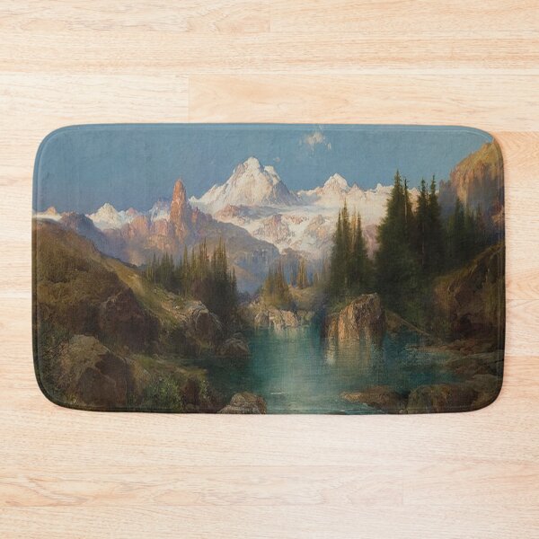 Item preview, A Snowy Mountain Range in Idaho - Thomas Moran designed and sold by tomorrowsart.