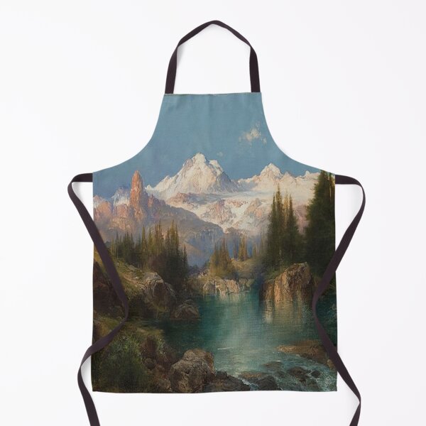 Item preview, A Snowy Mountain Range in Idaho - Thomas Moran designed and sold by tomorrowsart.