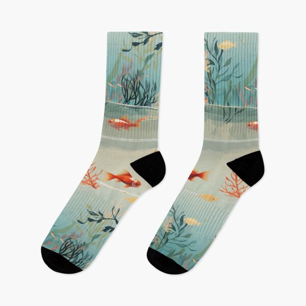 Item preview, Feng Shui Fish Seamless Pattern designed and sold by exitbird.