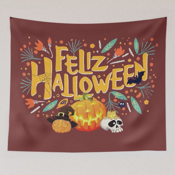 Item preview, Feliz Halloween designed and sold by DRAGONFIASCO.