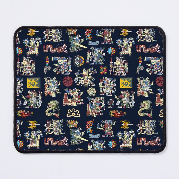 Item preview, Aztec Pantheon Square Pattern designed and sold by kernowerno.