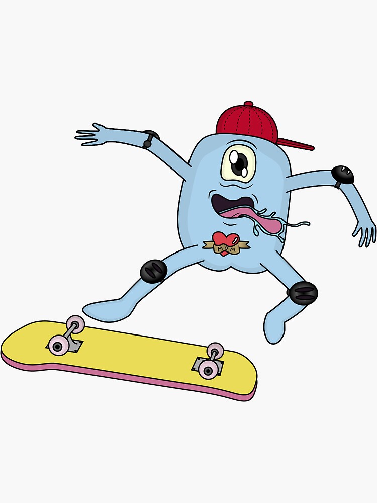 Autocollant Monster Skater